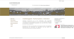 Desktop Screenshot of lienberger-finanzinvest.ch